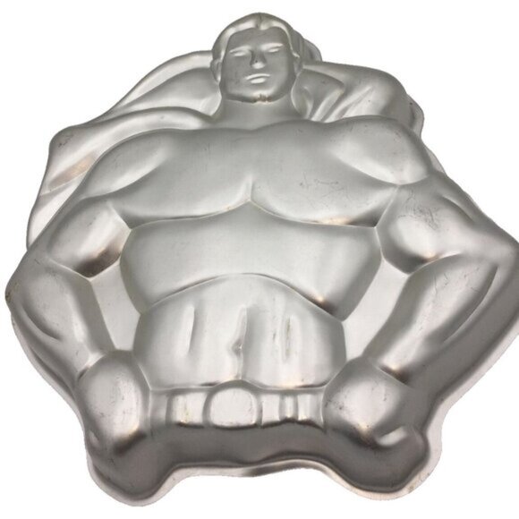 Superman DC Comics Birthday Party Cake Pan Wilton 502-1212 Instructions Vintage - Picture 4 of 12